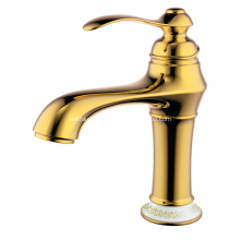 Single-Lever Basin Sink Faucet Basin Tap Brass Gold